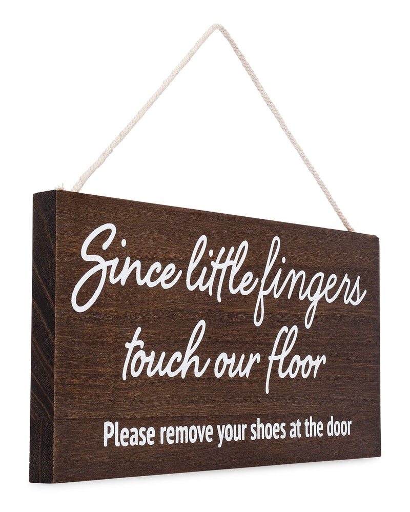 Pulse Brands Since Little Fingers Touch Our Floor Please Remove Your Shoes At The Door - Shoes Off Sign - No Shoes Sign - Remove Shoes Sign - Please Remove Your Shoes Sign - Image 3